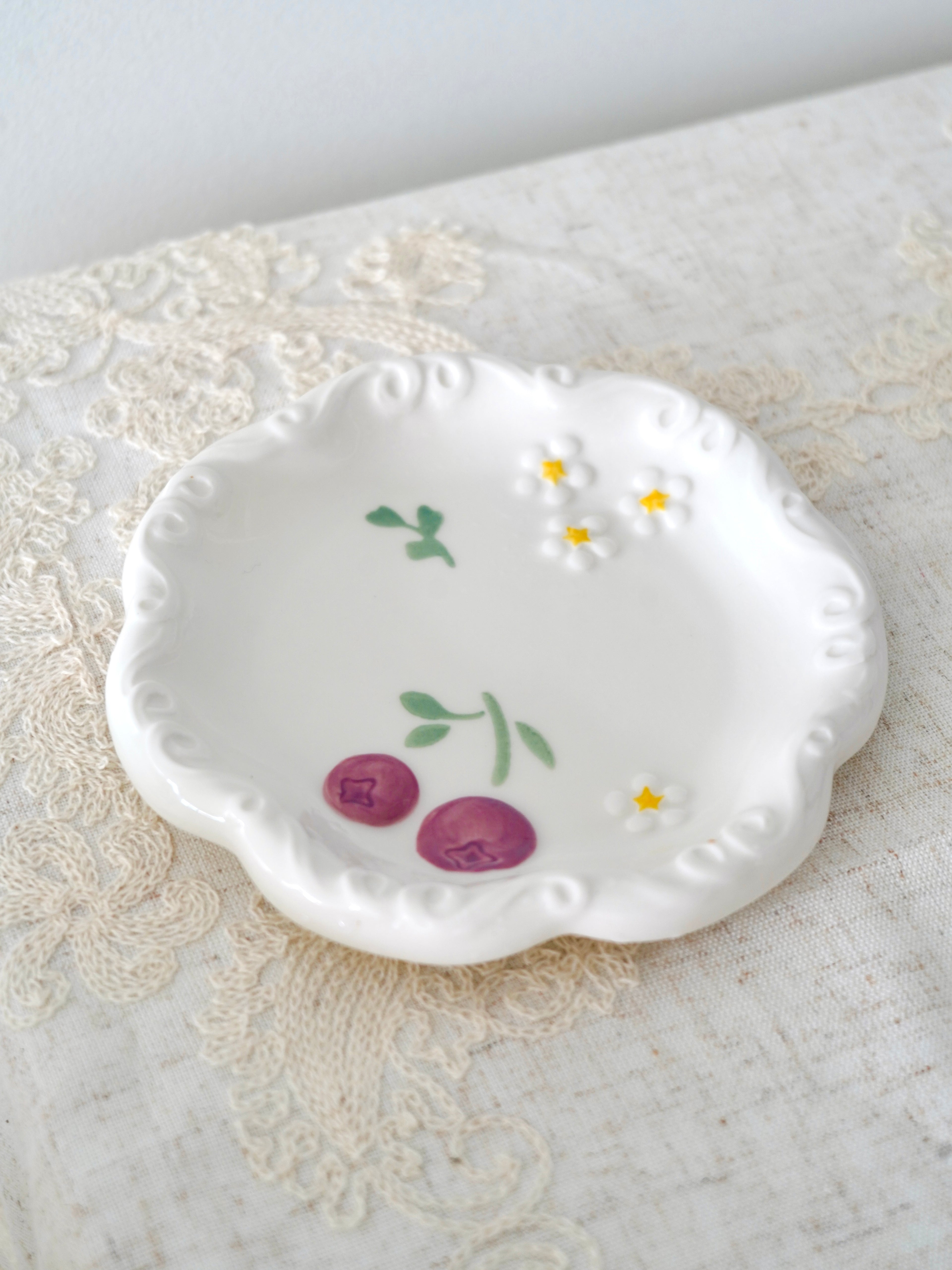 Little Berry Garden Plate