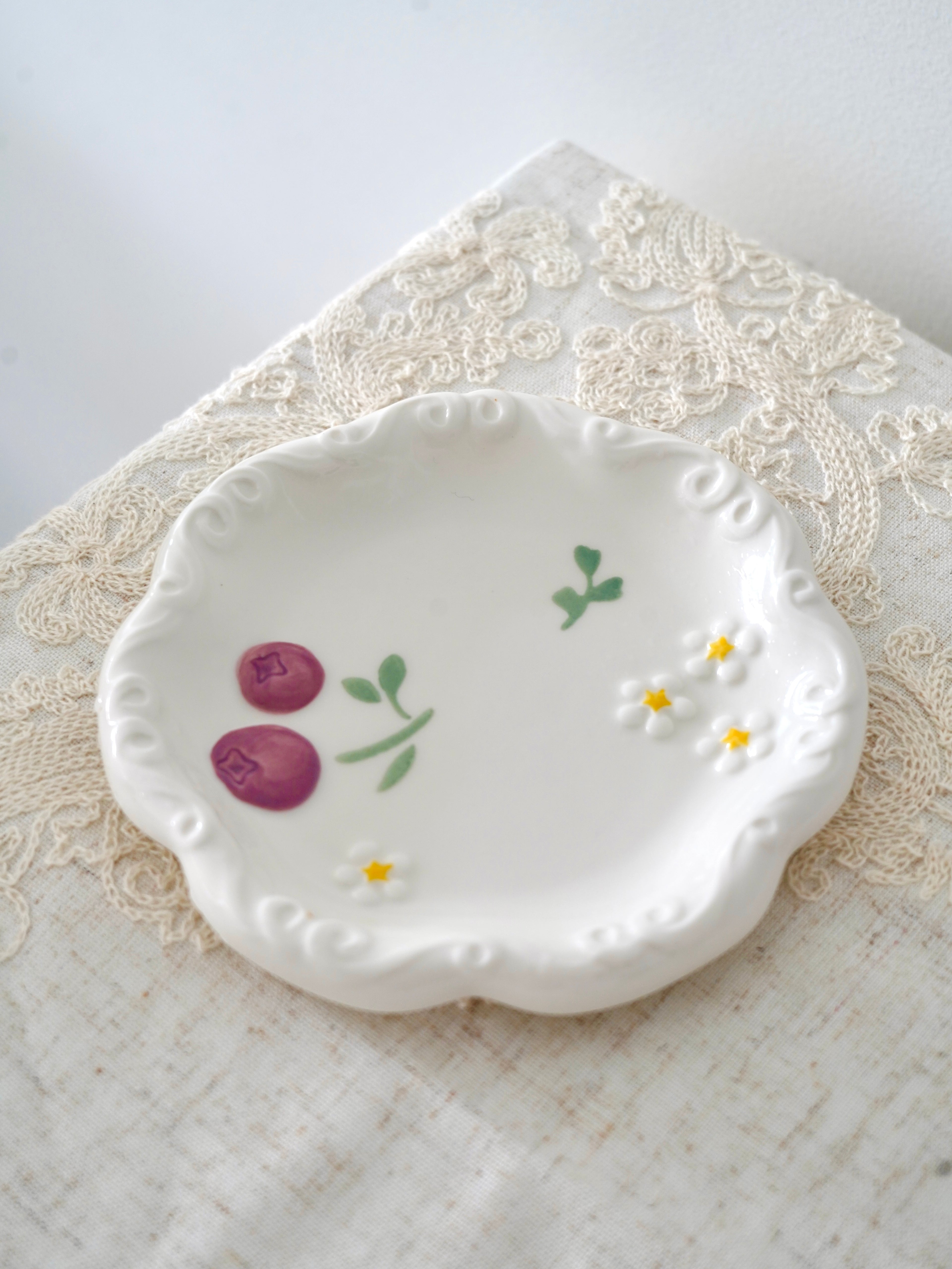 Little Berry Garden Plate